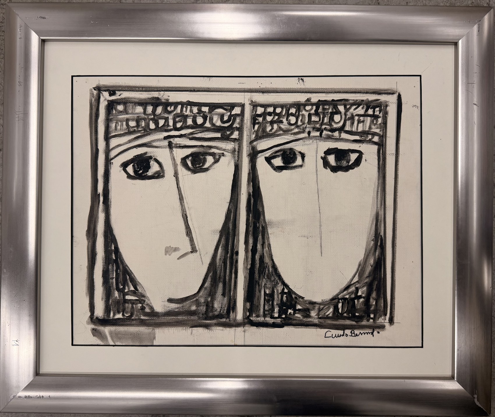 Untitled — Cundo Bermúdez, Óleo sobre papel