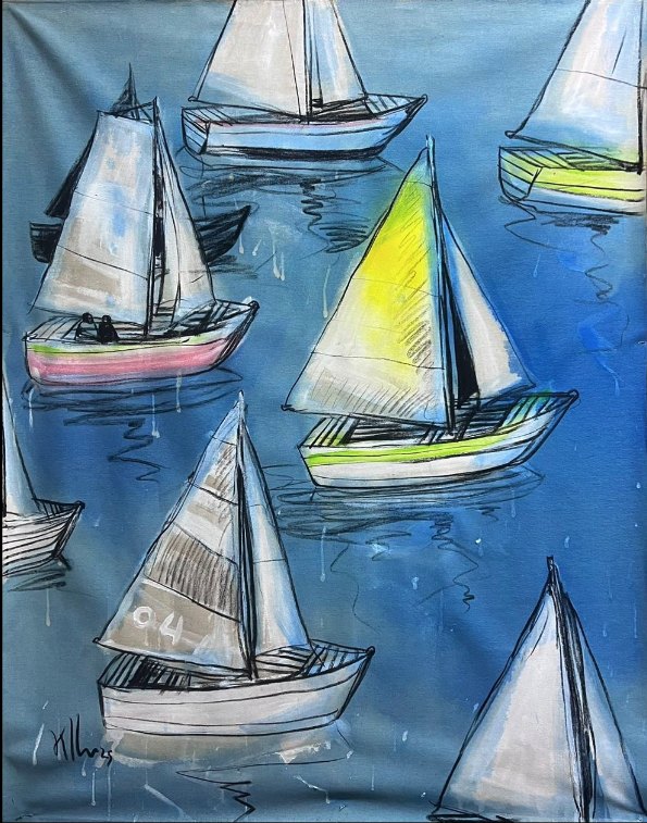 Untitled — Kcho, Mixta sobre lienzo