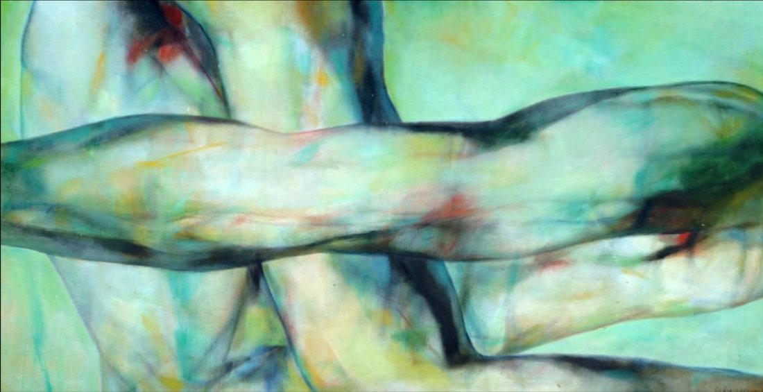 Talla de Palisandro — Servando Cabrera Moreno, Óleo sobre lienzo
