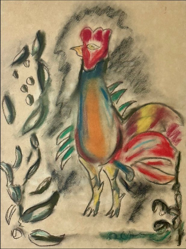Untitled — Mariano Rodríguez, Pastel sobre cartulina