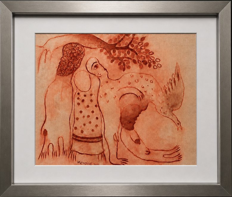 Untitled — Manuel Mendive, Acrílico sobre tela