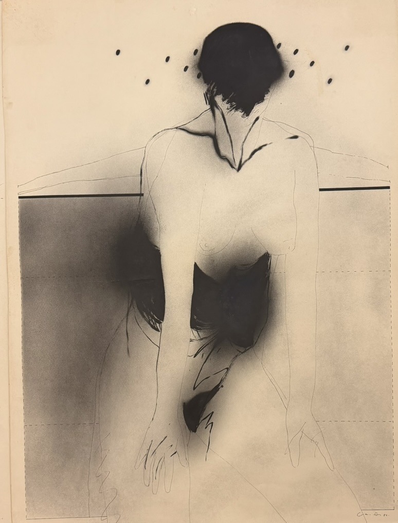 Untitled — Humberto Castro, Dibujo sobre cartulina