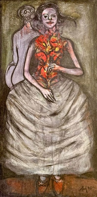 Untitled — Nelson Domínguez, Óleo sobre lienzo
