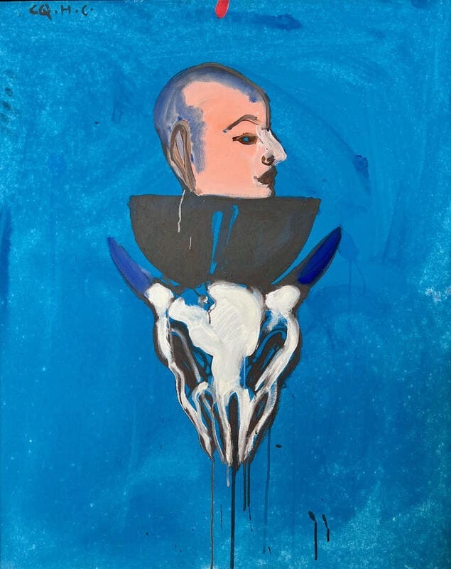 Untitled — Carlos Quintana, Óleo sobre lienzo