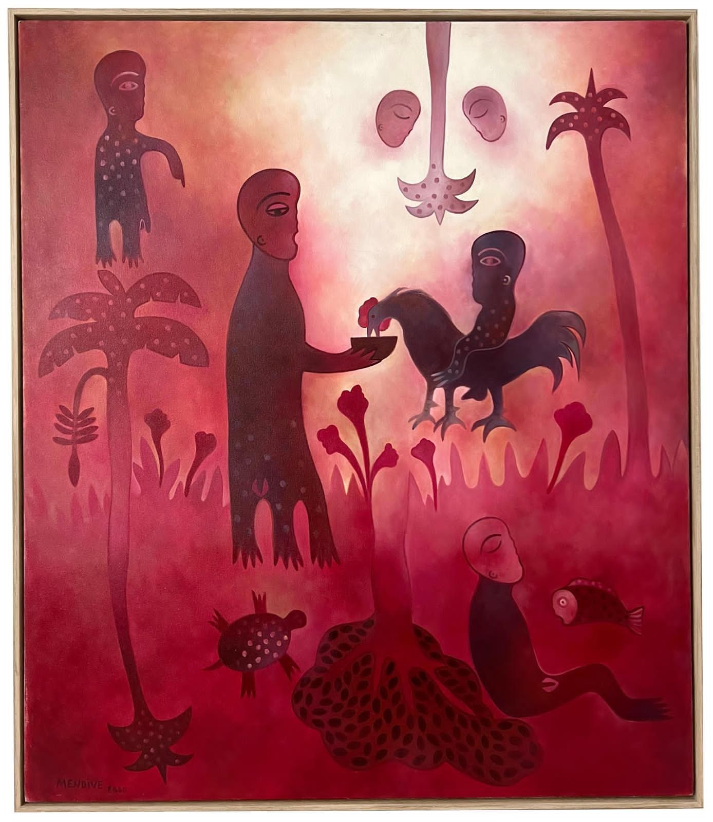 La Palma — Manuel Mendive, Acrílico sobre tela