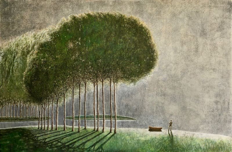 Untitled — Agustín Bejarano, Mixta sobre lienzo
