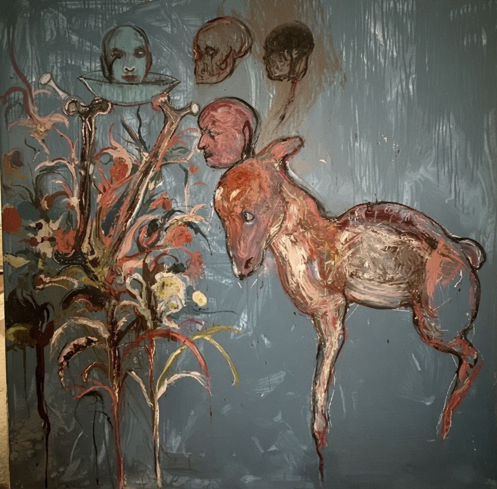 Untitled — Carlos Quintana, Óleo sobre lienzo