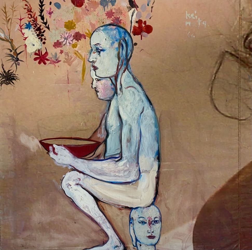Untitled — Carlos Quintana, Óleo sobre vinilo